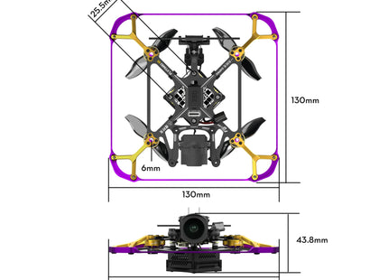 Flywoo Flytimes 85 HD O4 PRO 2S BNF Micro FPV Drone