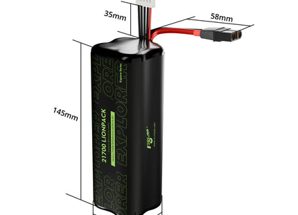 Flywoo Explorer Molicell P45B 21700 4S2P 9000mAh Lionpack Battery