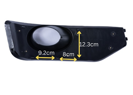 For VW T5.1 Transporter Front Foglight Trims – Honeycomb Sportline Matte Black | Van-X