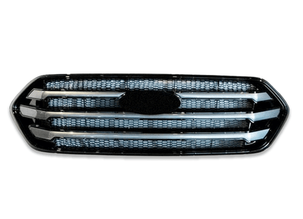 For Ford Transit Custom Front Grille 2018-2023 | Gloss Black Pre-Painted Styling Upgrade | Van-X