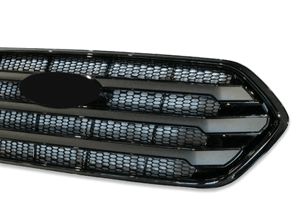For Ford Transit Custom Front Grille 2018-2023 | Gloss Black Pre-Painted Styling Upgrade | Van-X