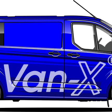 For Ford Transit MK7 Premium Window Curtains - Black/Black - CREATE YOUR OWN BUNDLE! Van-X