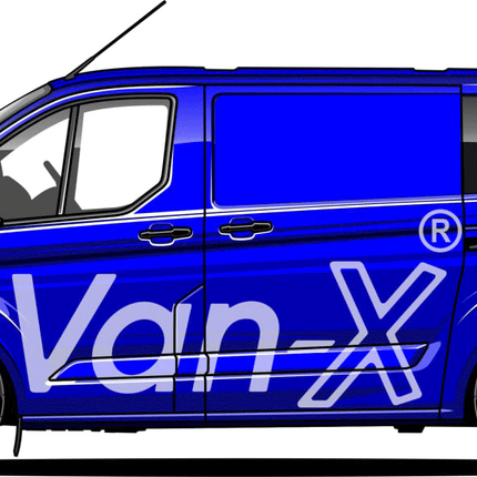 For Ford Transit MK7 Premium Window Curtains - Black/Grey - CREATE YOUR OWN BUNDLE! Van-X