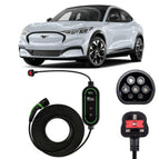 Type 2 to 3 Pin Charging Cable / 10M / 6amp – 12amp Adjustable (2.3kW)