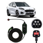Type 2 to 3 Pin Charging Cable / 10M / 6amp – 12amp Adjustable (2.3kW)