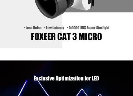 Foxeer Cat 3 Micro - 1200TVL Super Low Light FPV Night Camera
