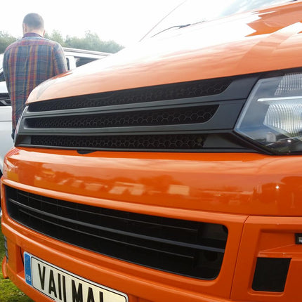 For VW T5.1 Transporter Van Front Styling Matte Package (3pcs) Painted and Ready to Fit