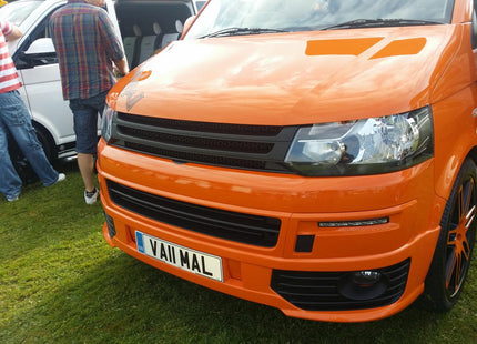 For VW T5.1 Transporter Van Front Styling Matte Package (3pcs) Painted and Ready to Fit