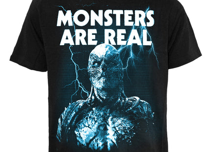MONSTERS ARE REAL - Front Print T-Shirt Black