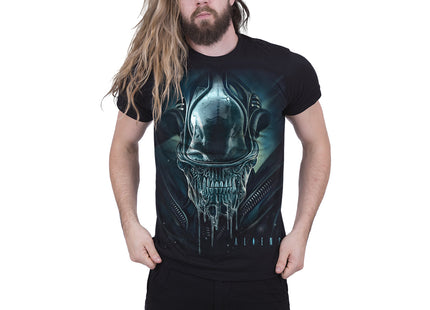 ALIEN - XENO MORPH - Front Print T-Shirt Black