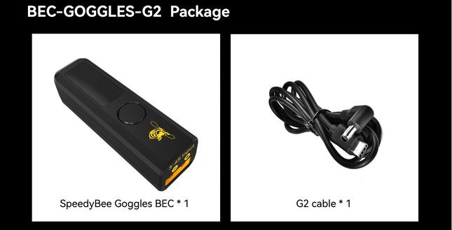 SpeedyBee Goggles BEC (DJI Goggles XT60 Power Solution)