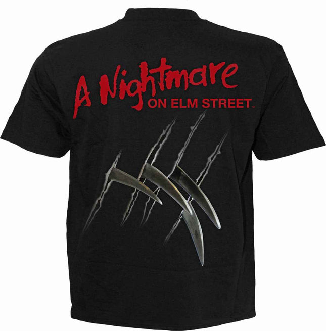 FREDDY CLAWS - ELM STREET - T-Shirt Black