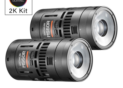 KNOWLED MS60R 2K Super Compact RGB LED Video Light Twin Kit