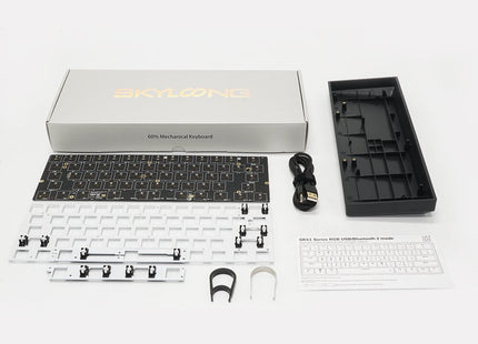 SkyLoong GK61XS CNC 60% Hot Swap DIY Mechanical Keyboard - Bluetooth
