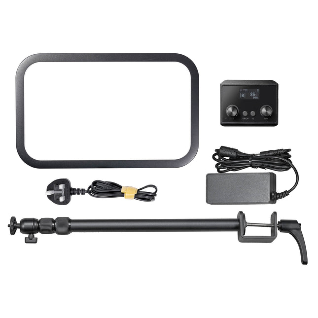 ES45 E-Sports and Live Streaming Bi-Colour Slim Light Panel with Mounting Rod & APP