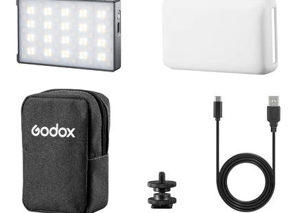 KNOWLED C5R Pocket-Sized Creative RGBWW LED Panel with Built-in Rechargeable Battery