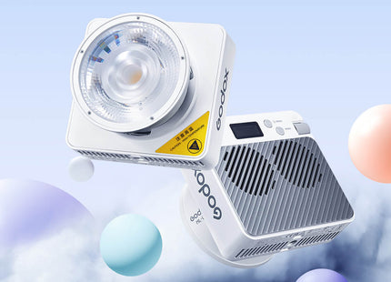 ML100R Compact Portable RGB LED Video Light with ML-L15 Lens Reflector