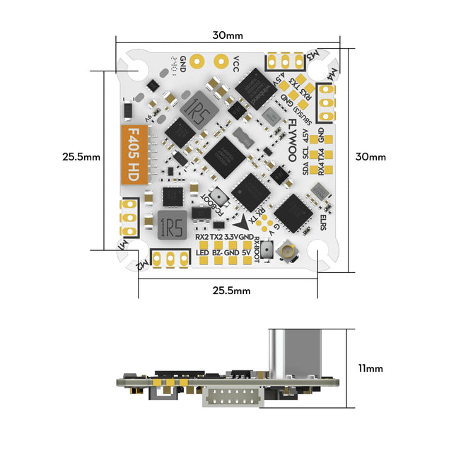 Flywoo GOKU F405 HD 1-2S 12A  AIO NO RX V2