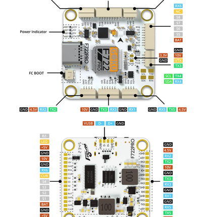 GOKU F722 PRO V2 30X30 Flight Controller (ICM42688)