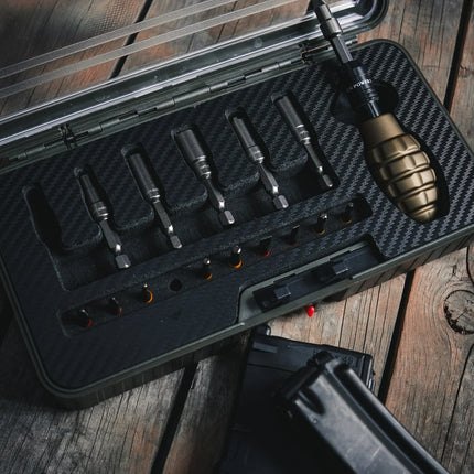 GPT 17-Piece Grenade-Style Airsoft Valve Tool Kit