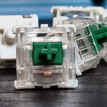 Gateron KS-9 Clicky RGB 3pin Switch - Green (10pc per bag)