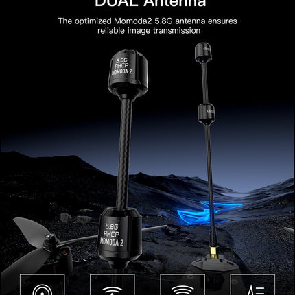 GepRC Momoda2 5.8G RHCP Dual Antenna