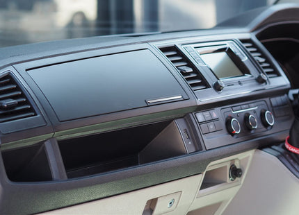 For VW T6 Transporter Glove Box Comfort Dash Conversion Textured (B-Grade) Painted and Ready to Fit
