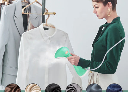Portable Garment Steamer - Fast Heat-Up Handheld Fabric Steaming Iron