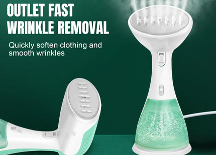 Portable Garment Steamer - Fast Heat-Up Handheld Fabric Steaming Iron