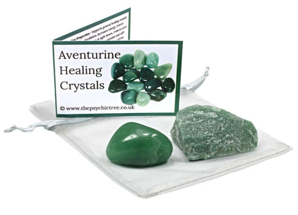 Green Aventurine Rough 'n' Tumble Crystal Pack