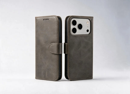 iPhone 18/17 Series Book Flip Case Leather Wallet
