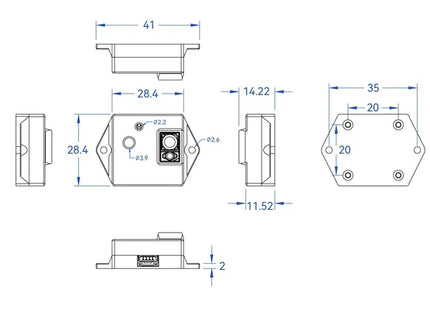 Holybro H-Flow (Optical Flow and Distance Sensor Module)