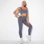 L / u-bra+Leggings-grey