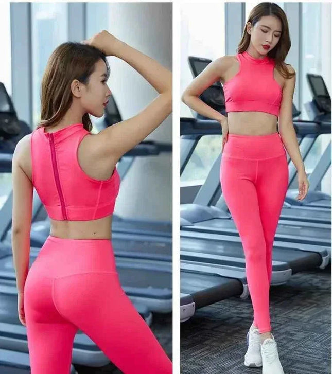 Women's Quick-Dry Short Sleeve Yoga & Running Tracksuit