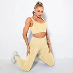 L / u-bra+Leggings-Beige