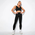 S / v-bra+Leggings-black