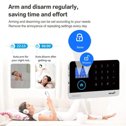 Alarm System for Home Burglar Security 433MHz WiFi GSM Alarm Wireless