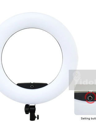 96W Yidoblo FE-480II Dimmable Bi-color Ring Light 480 LED Video Continue Lamp LCD Video lamp Lighting + 2m standing + handbag