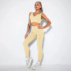 M / v-bra+Leggings-Beige