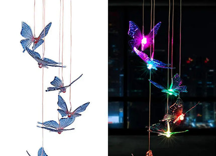 Wind Chime Light Color Changing Waterproof Hanging Solar Light