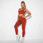L / u-bra+Leggings-red