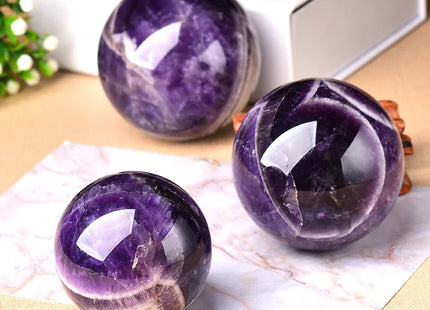 Natural Dream Amethyst Ball Polished Globe