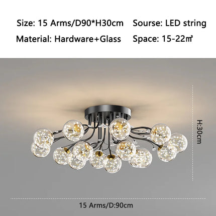 ball G9 led Ceiling Lights for Bedroom Living room decoration indoor lighting