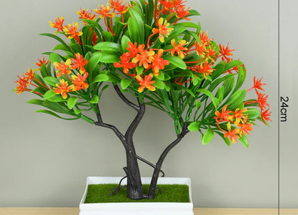 Artificial Plants Bonsai Small Tree Pot