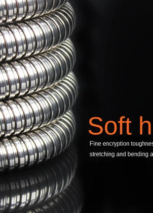 1 / 1.5/2/3/4/5/10 M Shower Pipe Shower Head Water Heater Stainless Steel Hose General Metal Hose  Hose Water Softener