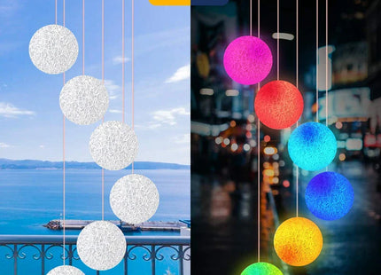 Wind Chime Light Color Changing Waterproof Hanging Solar Light