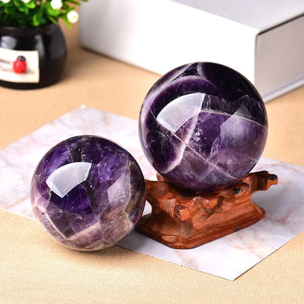 Natural Dream Amethyst Ball Polished Globe