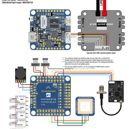 Matek H743-SLIM V4 Flight Controller