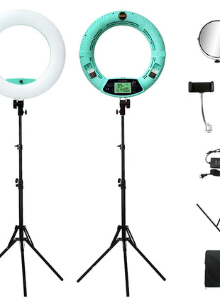 96W Ring Light Photography Led Ring Lamp 2700-10000k With Mobile Holder Tripod Stand Ringlight kit For Live Video Streaming