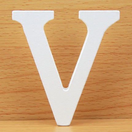 8 CM  White Wooden Letters